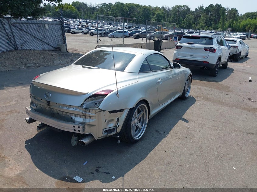 2004 LEXUS SC 430 auction photo 4