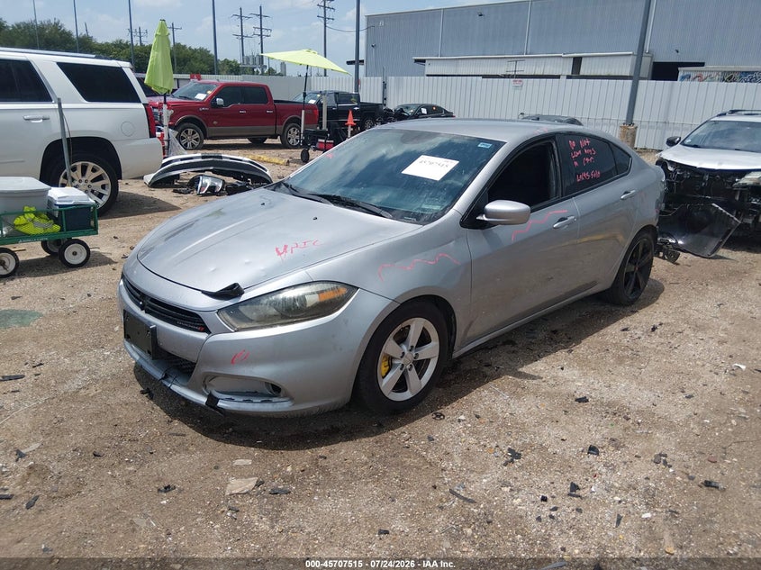 Vin: 1c3cdfbbxfd390310, lot: 46206171, dodge dart sxt 20152
