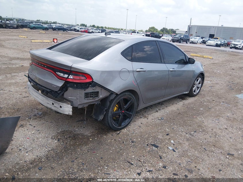 Vin: 1c3cdfbbxfd390310, lot: 46206171, dodge dart sxt 20154