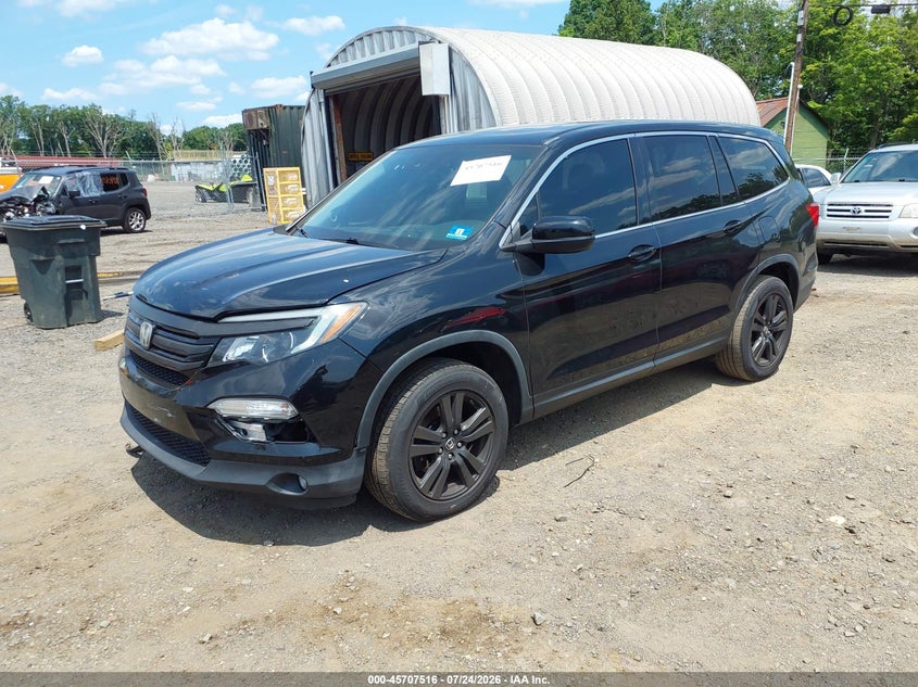 Vin: 5fnyf6h62gb054991, lot: 46206172, honda pilot ex-l 20162