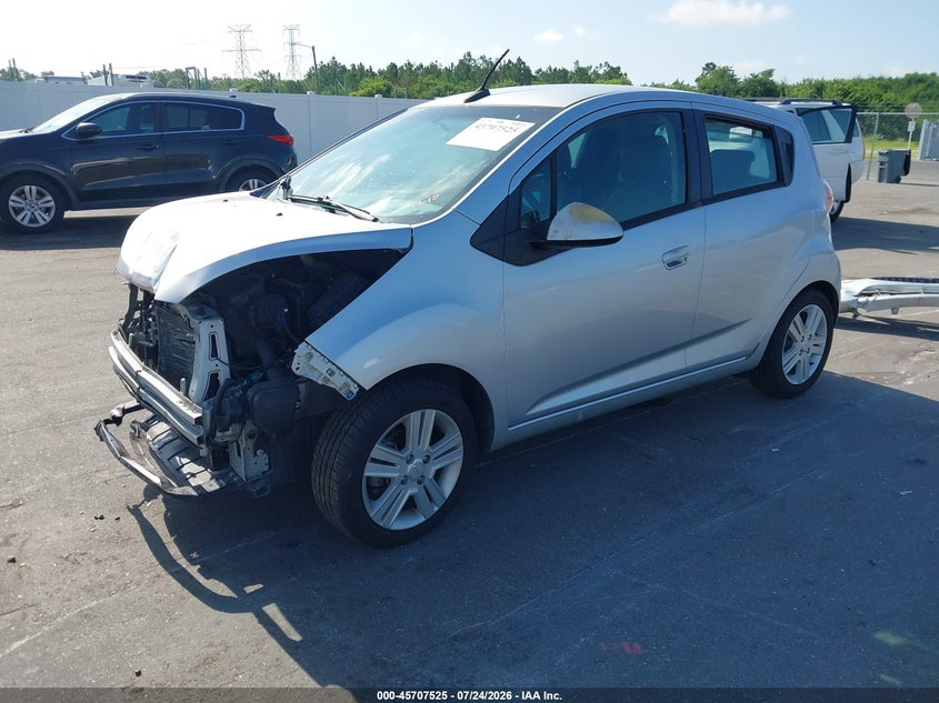 Vin: kl8cb6s99ec445325, lot: 46206181, chevrolet spark ls auto 20142