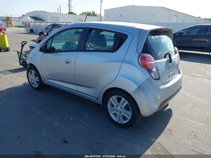 Vin: kl8cb6s99ec445325, lot: 46206181, chevrolet spark ls auto 20143
