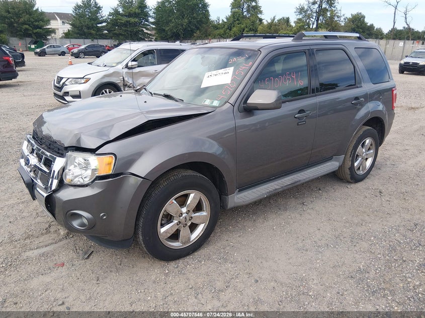 Vin: 1fmcu0eg4bka25820, lot: 46206202, ford escape limited 20112
