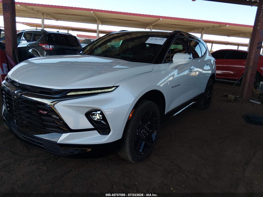 Vin: 3gnkbers7ps211498, lot: 46206251, chevrolet blazer fwd rs 20232