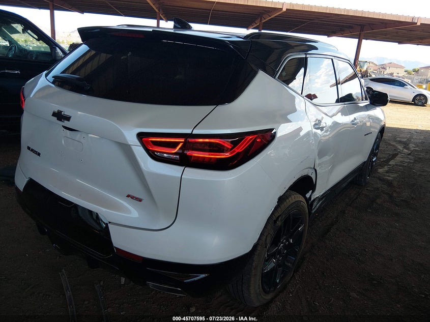 Vin: 3gnkbers7ps211498, lot: 46206251, chevrolet blazer fwd rs 20234