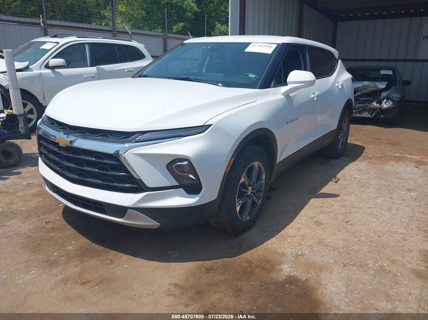Vin: 3gnkbcr43ss155378, lot: 46206264, chevrolet blazer fwd 2lt 20252