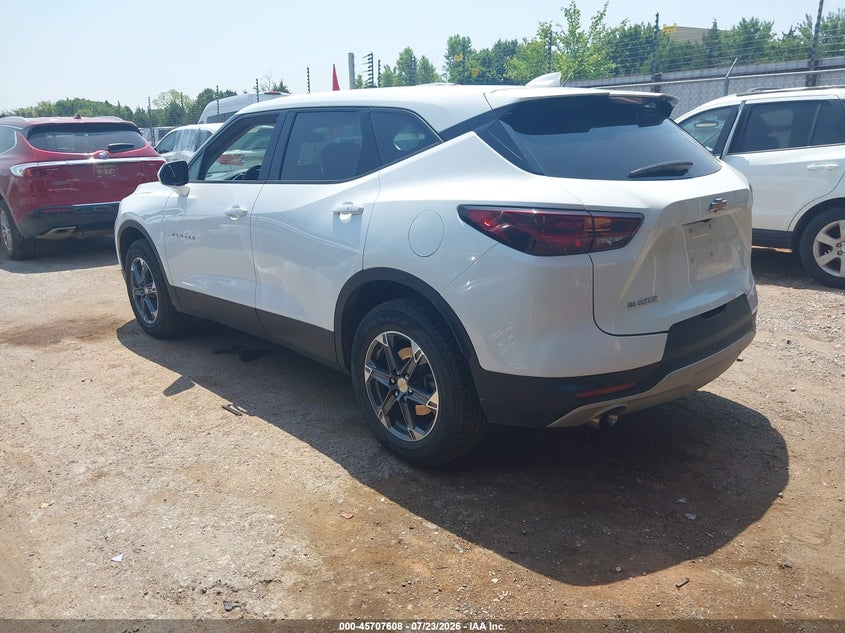 Vin: 3gnkbcr43ss155378, lot: 46206264, chevrolet blazer fwd 2lt 20253