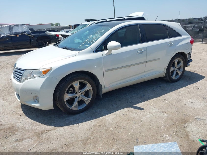 Vin: 4t3zk3bb7bu039300, lot: 46206284, toyota venza base v6 20112