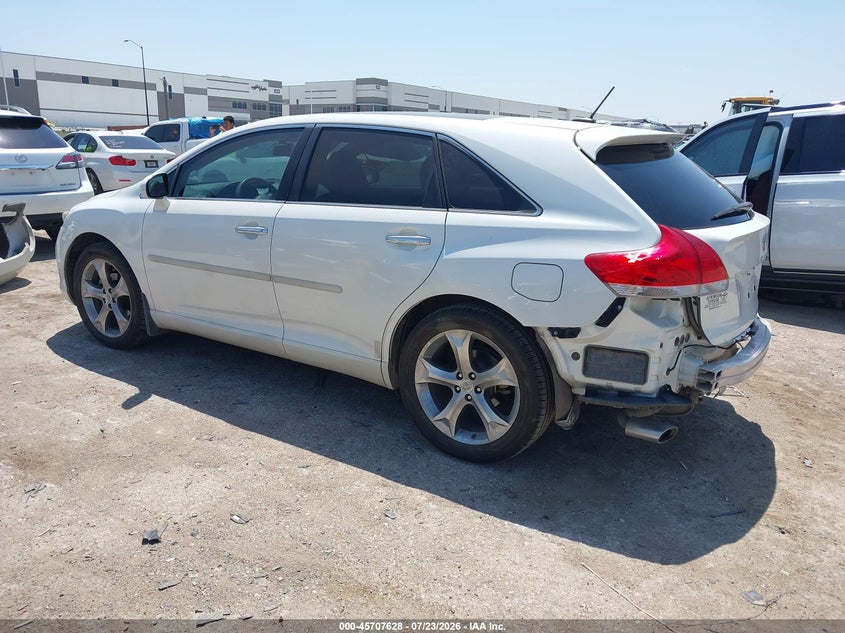 Vin: 4t3zk3bb7bu039300, lot: 46206284, toyota venza base v6 20113
