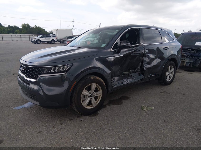 Vin: 5xyrg4lc3pg214856, lot: 46206286, kia sorento lx 20232