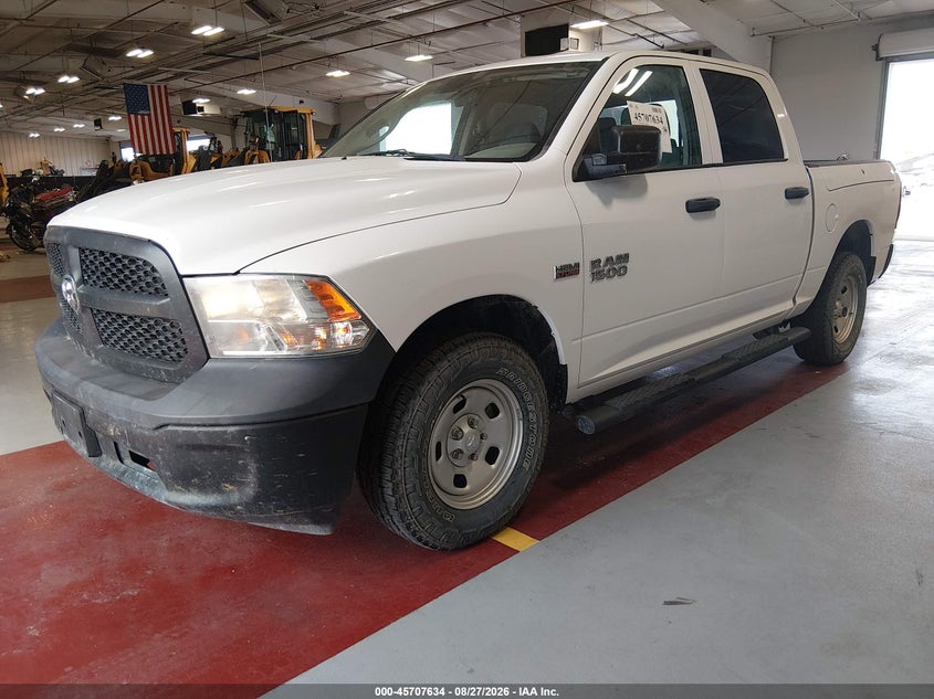Vin: 1c6rr7kt5js319100, lot: 46206290, ram 1500 tradesman  4x4 5'7 box 20182