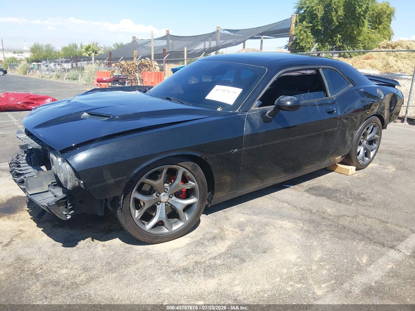 Vin: 2c3cdzat3fh861440, lot: 46206331, dodge challenger r/t 20152