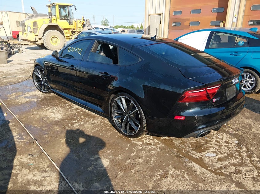 Vin: wuawrafc6hn901589, lot: 46206368, audi rs 7 performance prestige 20173