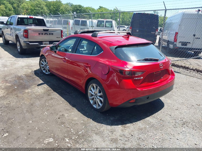 Vin: jm1bm1n35g1349309, lot: 46206372, mazda mazda3 s grand touring 20163