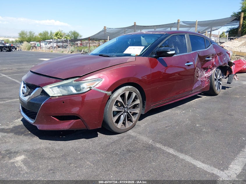 Vin: 1n4aa6ap6gc425687, lot: 46206390, nissan maxima 3.5 platinum/3.5 s/3.5 sl/3.5 sr/3.5 sv 20162