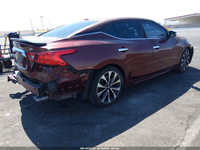 Vin: 1n4aa6ap6gc425687, lot: 46206390, nissan maxima 3.5 platinum/3.5 s/3.5 sl/3.5 sr/3.5 sv 20164
