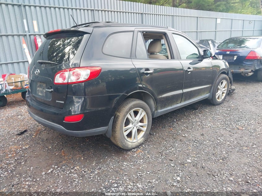 Vin: 5xyzkdag7cg154434, lot: 46206395, hyundai santa fe limited v6 20124
