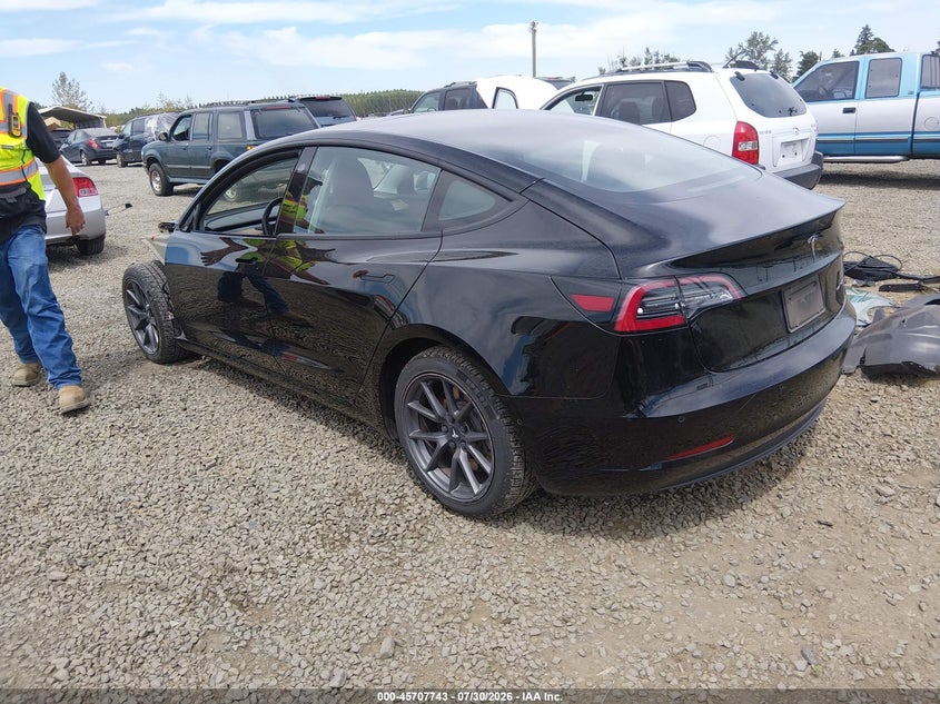 2021 TESLA MODEL 3 auction photo 3