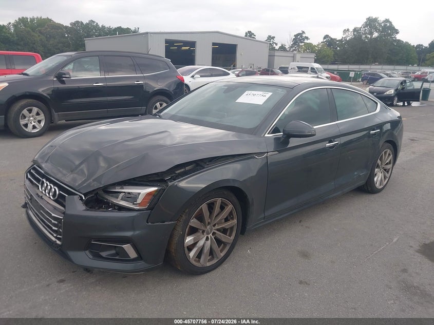Vin: waucncf5xja075459, lot: 46206412, audi a5 2.0t premium 20182