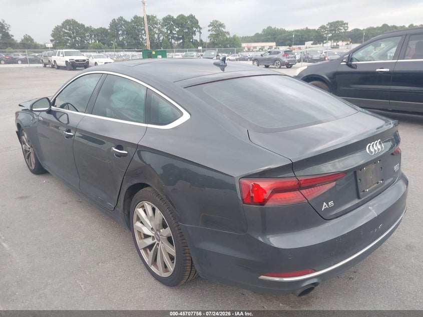 Vin: waucncf5xja075459, lot: 46206412, audi a5 2.0t premium 20183