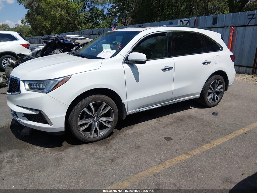 Vin: 5j8yd3h8xll007383, lot: 46206417, acura mdx advance package 20202