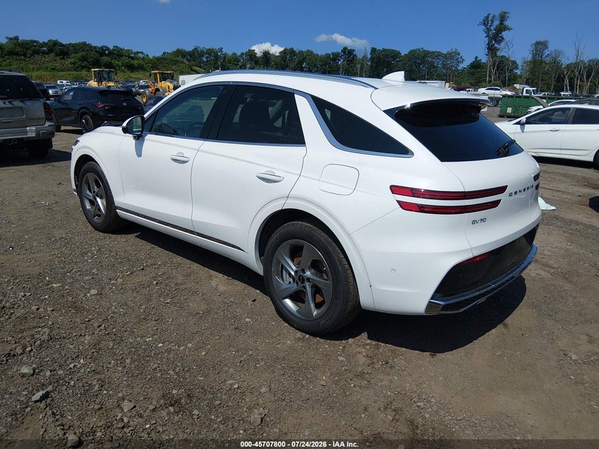 Vin: 5nmmbdtbxth048142, lot: 46206456, genesis gv70 2.5t advanced 20263
