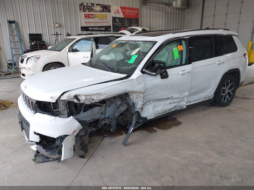 Vin: 1c4rjkbg7r8937730, lot: 46206472, jeep grand cherokee l limited 4x4 20242