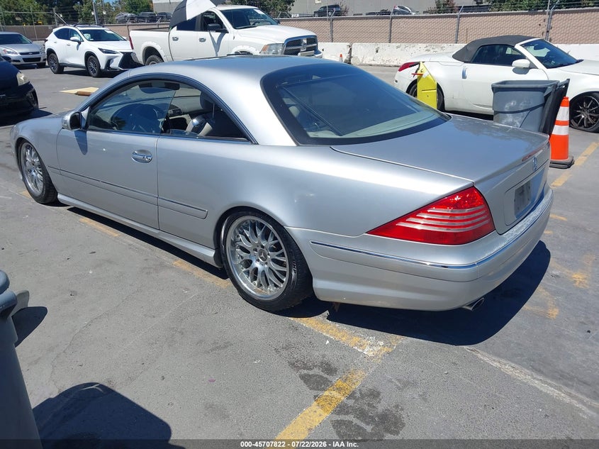 MERCEDES-BENZ CL 500 2004 VIN WDBPJ75J44A040649
