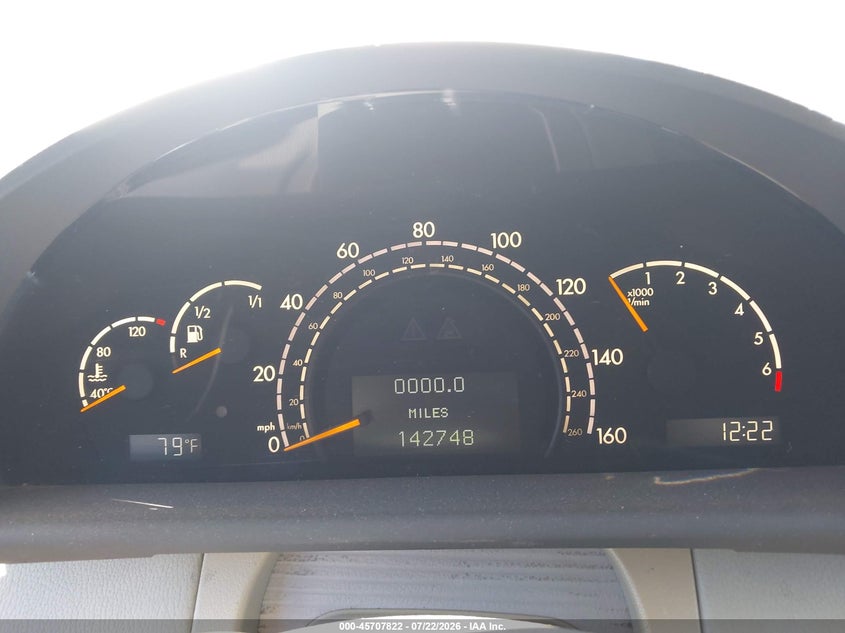 MERCEDES-BENZ CL 500 2004 VIN WDBPJ75J44A040649