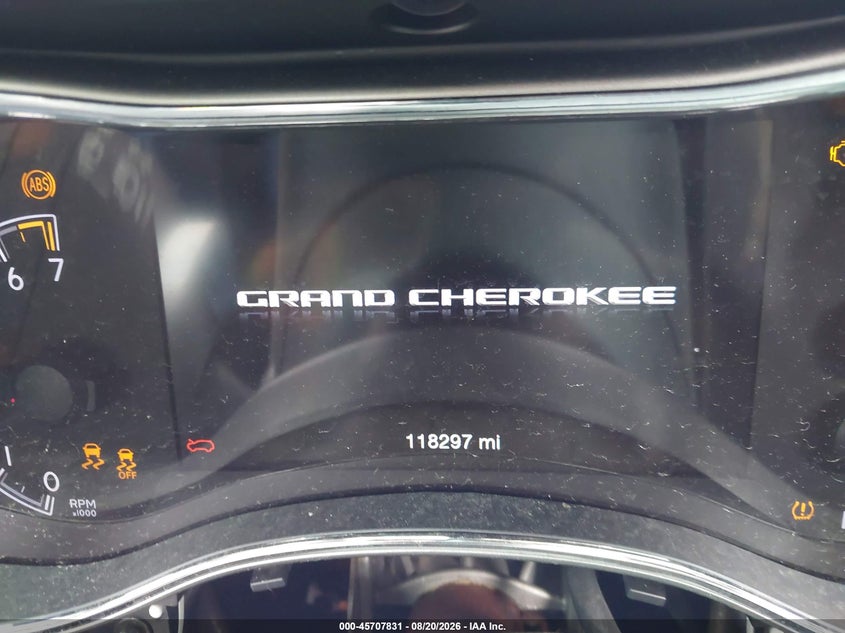 JEEP GRAND CHEROKEE 2019 VIN 1C4RJFAG3KC568621