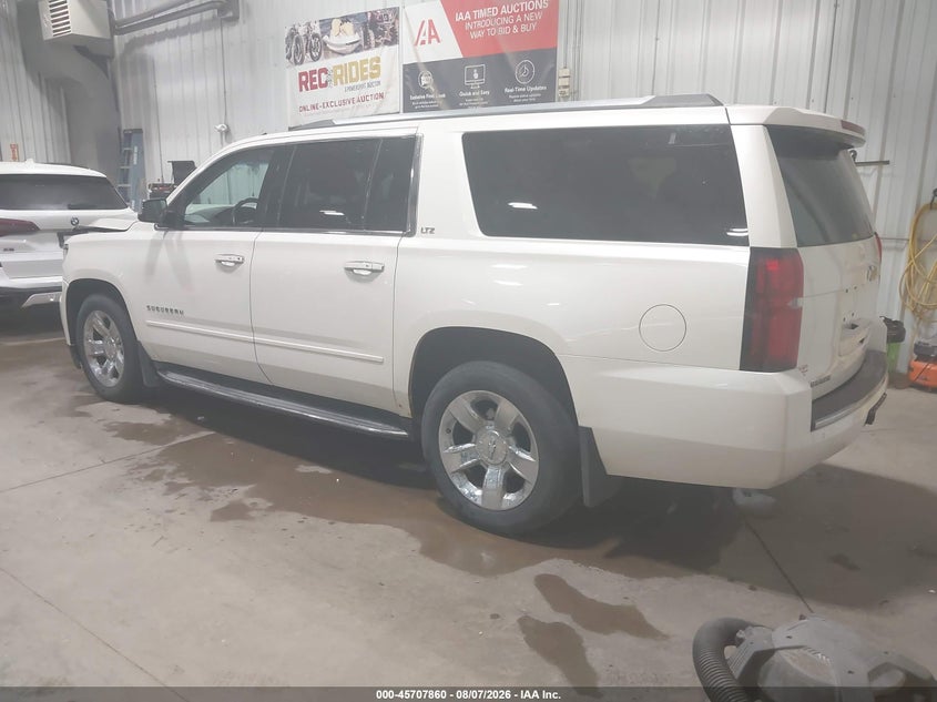Vin: 1gnskkkc8fr271132, lot: 46206516, chevrolet suburban ltz 20153