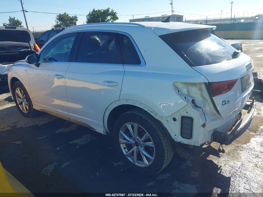 Vin: wa1decf31r1061400, lot: 46206543, audi q3 premium 45 tfsi s line quattro tiptronic 20243