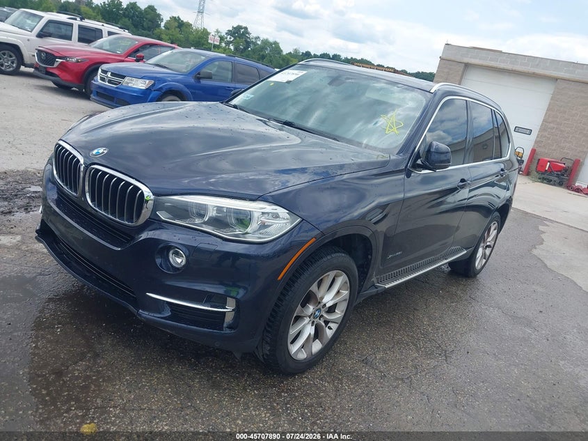 2015 BMW X5, Обычный износ, IAAI, VIN 5UXKR0C51F0P17889 — фото 2