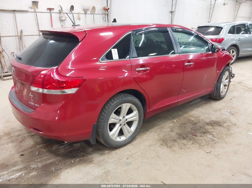 Vin: 4t3bk3bb6cu064451, lot: 46206549, toyota venza limited v6 20124