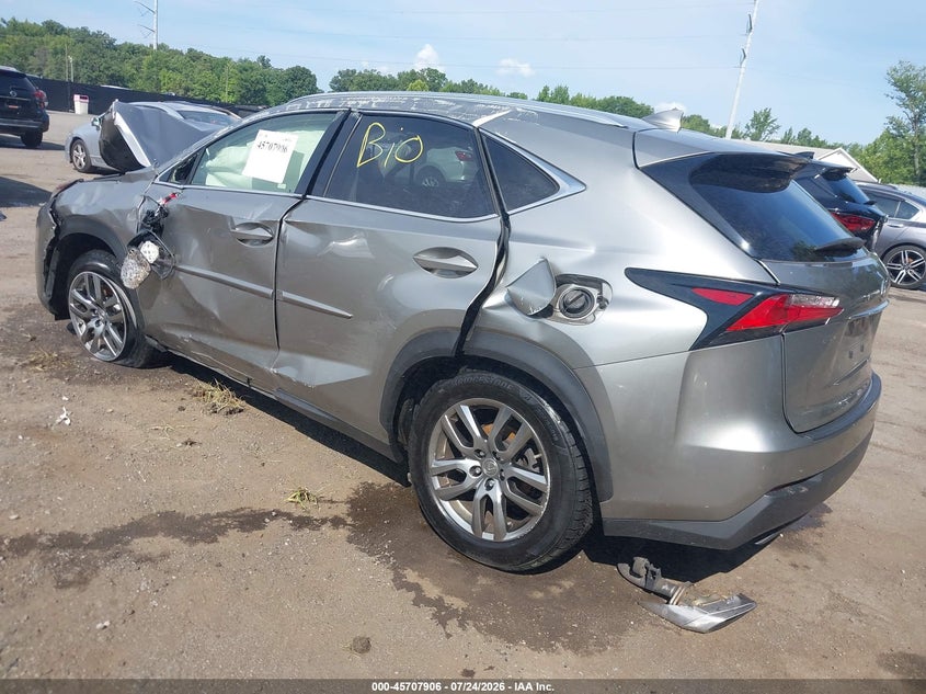 Vin: jtjbarbz9f2003396, lot: 46206562, lexus nx 200t 20153
