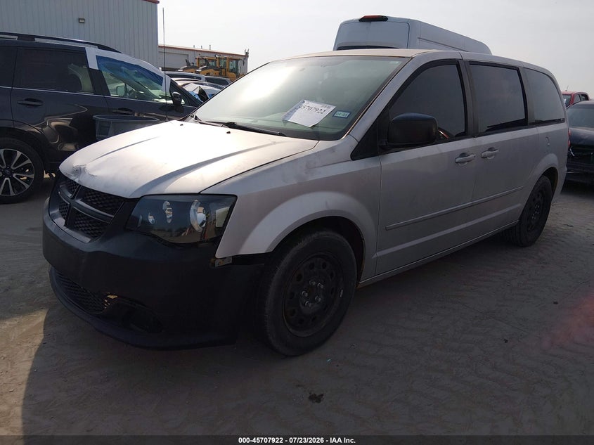 Vin: 2c4rdgbg9er393024, lot: 46206578, dodge grand caravan se 20142