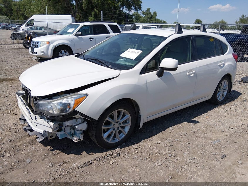 Vin: jf1gpac68e8227158, lot: 46206583, subaru impreza 2.0i premium 20142