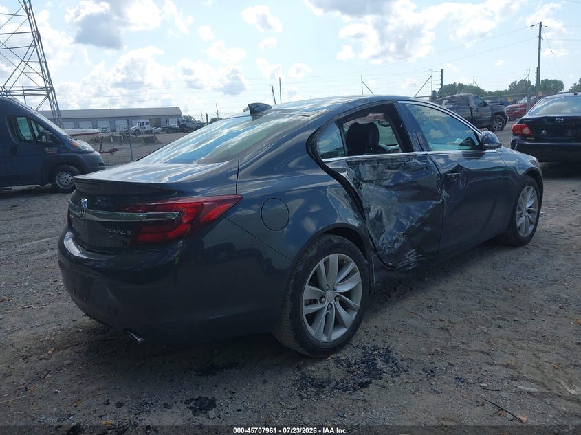 Vin: 2g4gn5ex1f9166203, lot: 46206617, buick regal turbo/e-assist premium i 20154