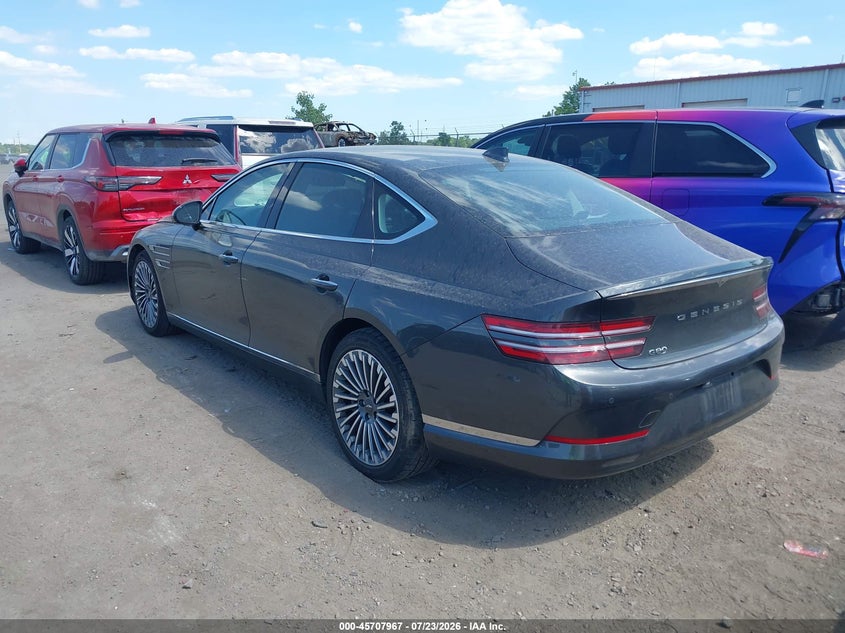 Vin: kmtge4s18pu006338, lot: 46206623, genesis electrified g80 20233