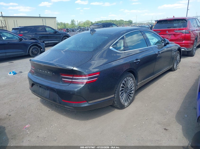 Vin: kmtge4s18pu006338, lot: 46206623, genesis electrified g80 20234