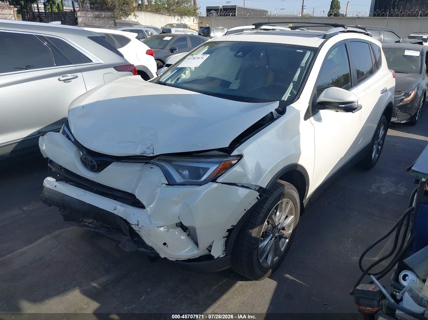 Vin: jtmyfrev9gj081935, lot: 46206627, toyota rav4 limited 20162