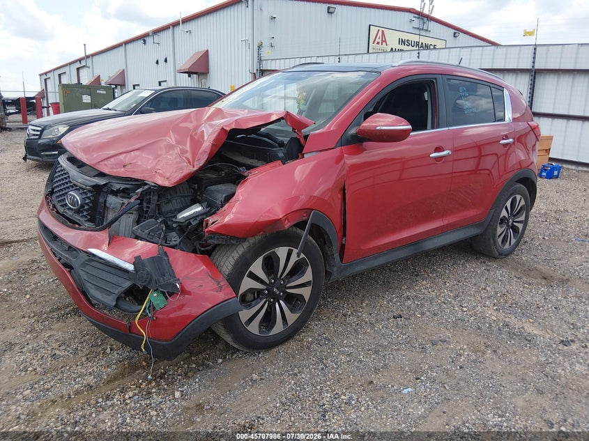Vin: kndpc3a61b7150428, lot: 46206642, kia sportage sx 20112