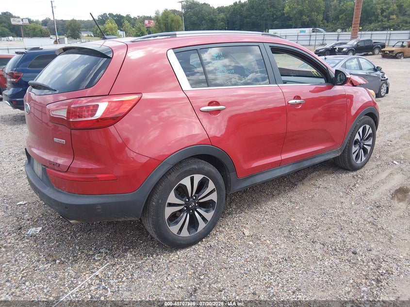 Vin: kndpc3a61b7150428, lot: 46206642, kia sportage sx 20114