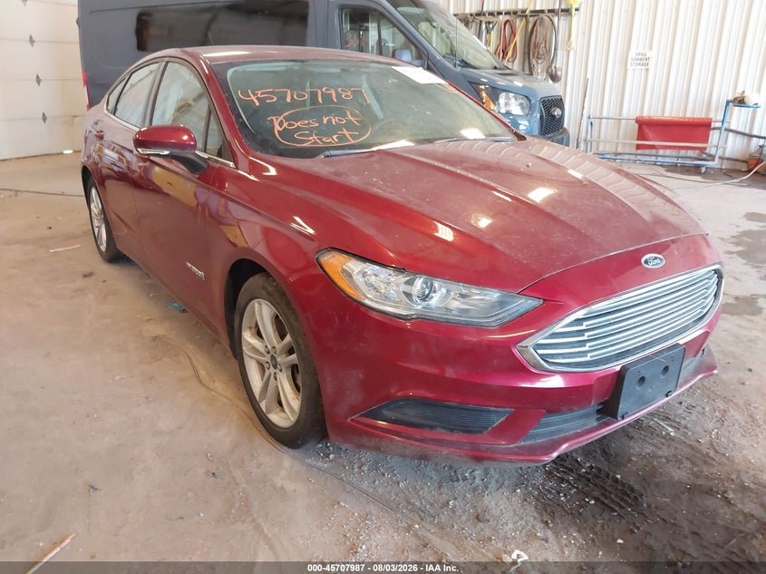 Vin: 3fa6p0lu7jr235443, lot: 46206643, ford fusion hybrid se 2018 img_1