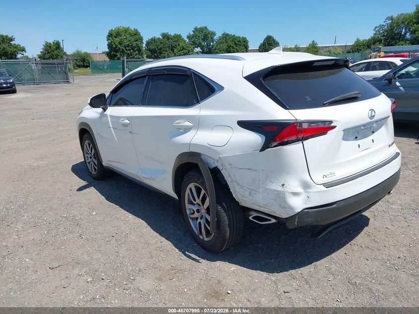 Vin: jtjbarbz4g2069971, lot: 46206652, lexus nx 200t 20163
