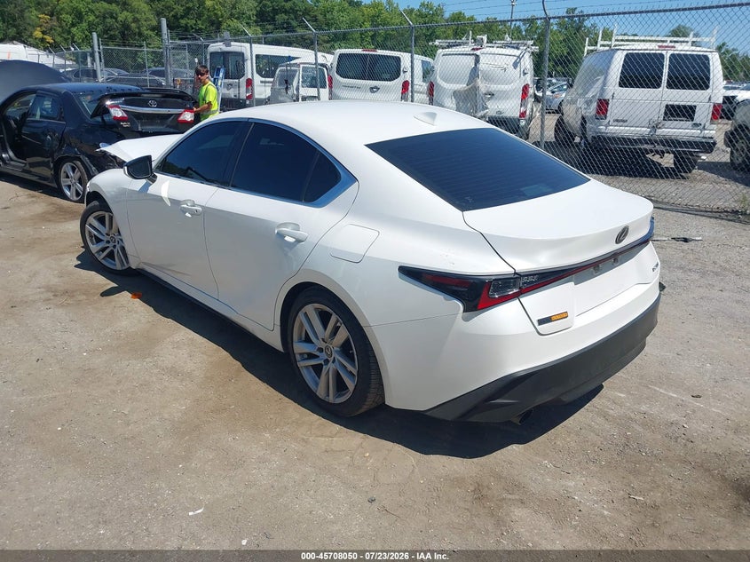Vin: jthaa1d2xm5116686, lot: 46206706, lexus is 300 20213