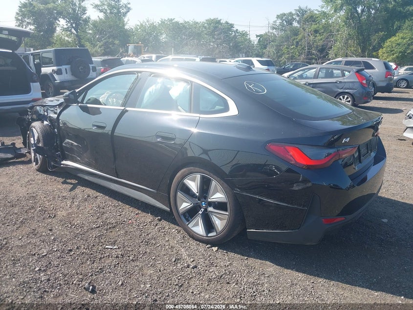 Vin: wby43hd0xsfu40971, lot: 46206710, bmw i4 gran coupe xdrive40 20253