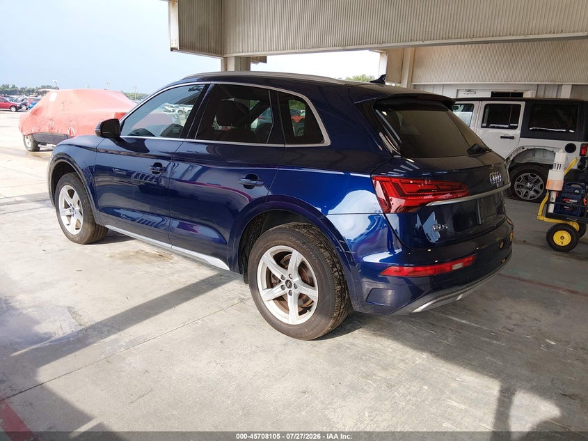 Vin: wa1aaafy3m2053185, lot: 46206761, audi q5 premium 45 tfsi quattro s tronic 20213