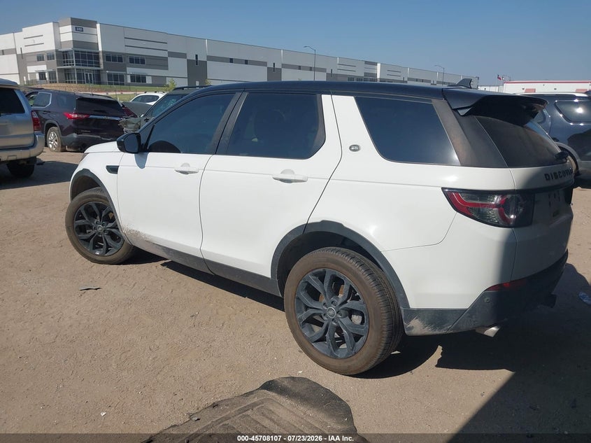 Vin: salcr2bg8gh585164, lot: 46206763, land rover discovery sport hse 20163