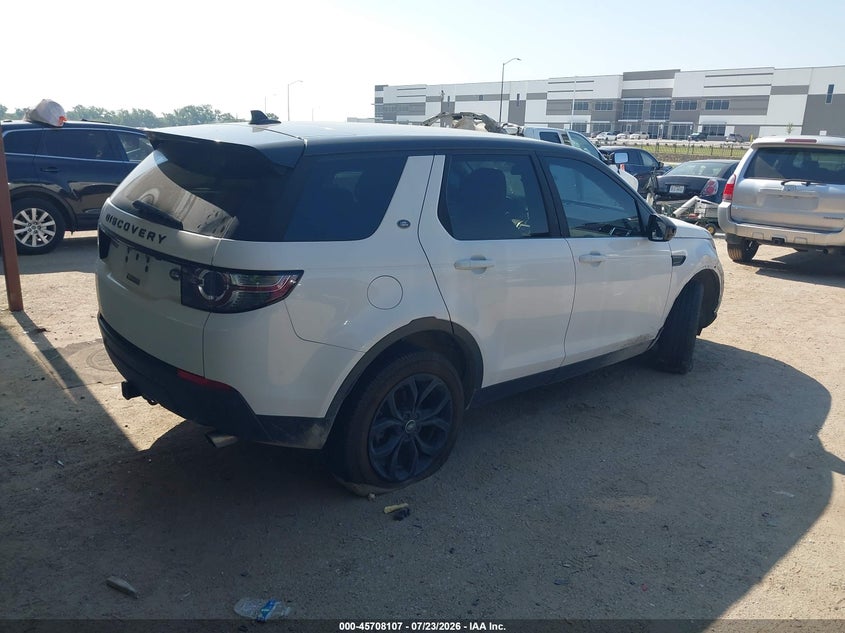 Vin: salcr2bg8gh585164, lot: 46206763, land rover discovery sport hse 20164